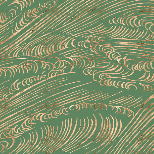 Full Size Illustration Modern Mural with Moire Pattern in Soft Color, Customised Clearhalo 'Wall Decor' 'Wall Mural' 1863179