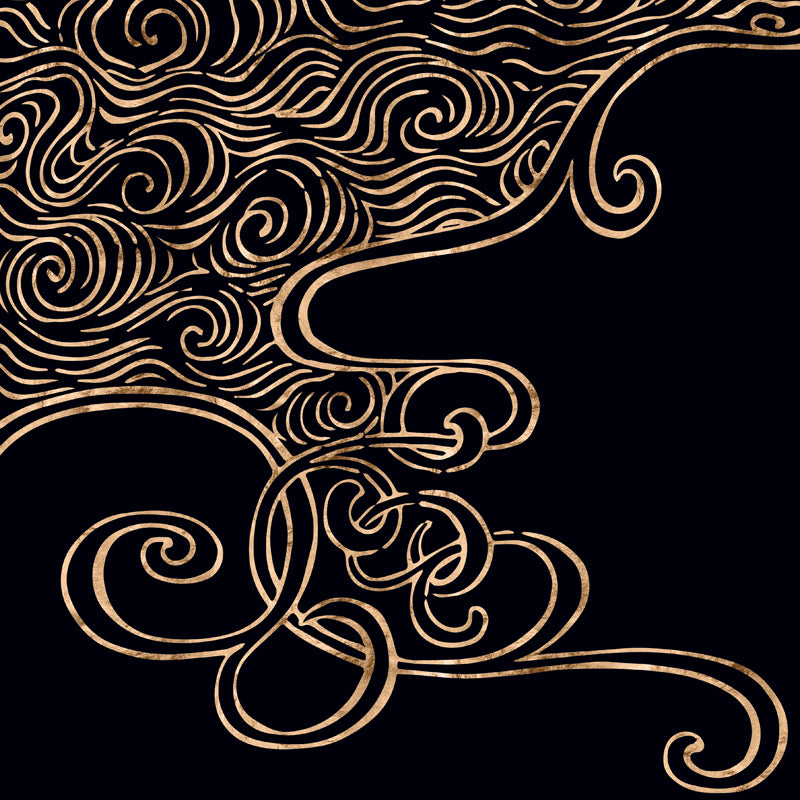 Full Size Illustration Modern Mural with Moire Pattern in Soft Color, Customised Clearhalo 'Wall Decor' 'Wall Mural' 1863184