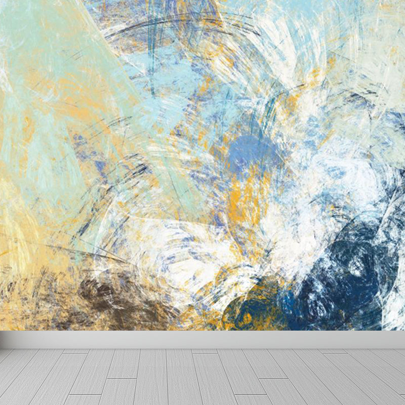 Soft Color Oiling Painting Mural Wallpaper Classic Stain-Proof Wall Covering for Kitchen Clearhalo 'Wall Decor' 'Wall Mural' 1863303