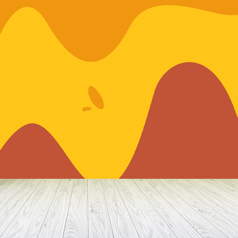 Modern Geometric Wall Mural Decal Bright Color Waterproofing Wall Art for Living Room Clearhalo 'Wall Decor' 'Wall Mural' 1863323