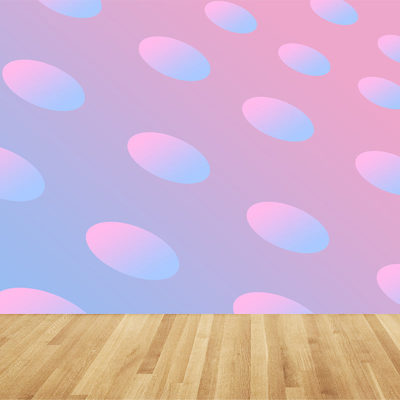 Modern Geometric Wall Mural Decal Bright Color Waterproofing Wall Art for Living Room Clearhalo 'Wall Decor' 'Wall Mural' 1863327