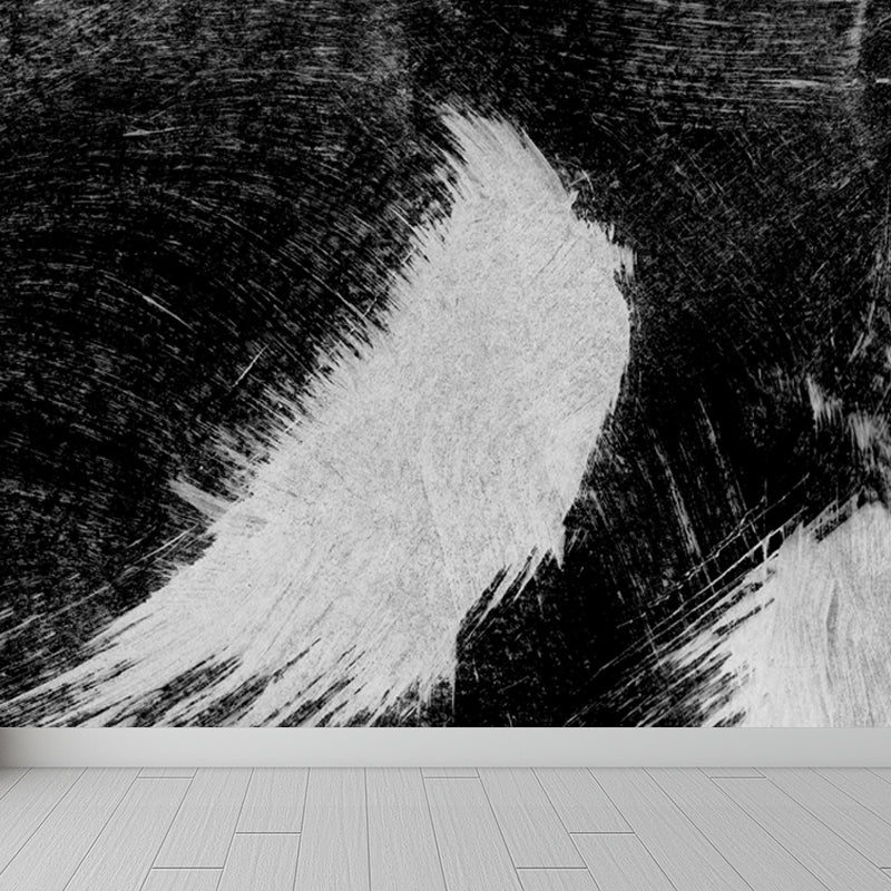 Stain-Proofing Brush Print Mural Decal Modern Non-Woven Material Wall Decor, Custom Clearhalo 'Wall Decor' 'Wall Mural' 1863363