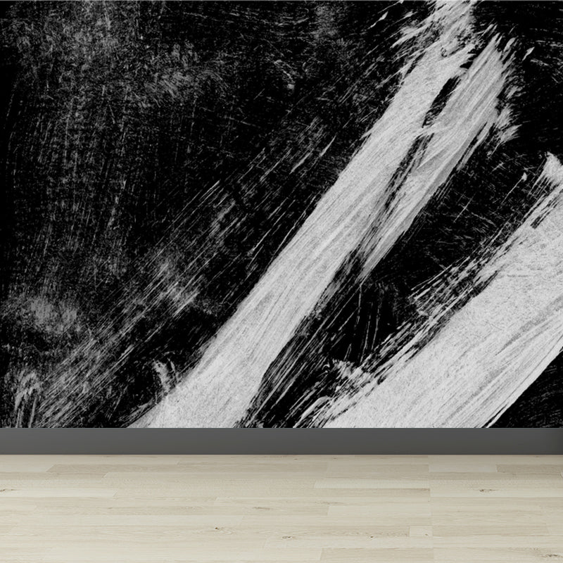 Stain-Proofing Brush Print Mural Decal Modern Non-Woven Material Wall Decor, Custom Clearhalo 'Wall Decor' 'Wall Mural' 1863367_7edea688-dbb7-42d5-96f1-1bda1289bf7c