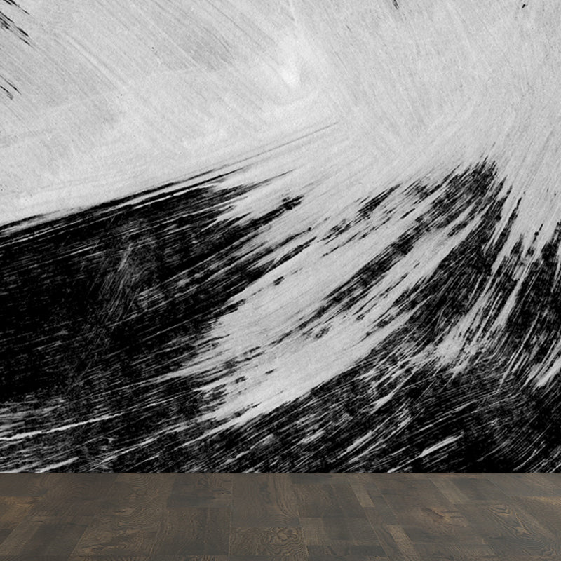 Stain-Proofing Brush Print Mural Decal Modern Non-Woven Material Wall Decor, Custom Clearhalo 'Wall Decor' 'Wall Mural' 1863372_37a26a44-5aba-42dc-9e9f-e9c9029efe0e