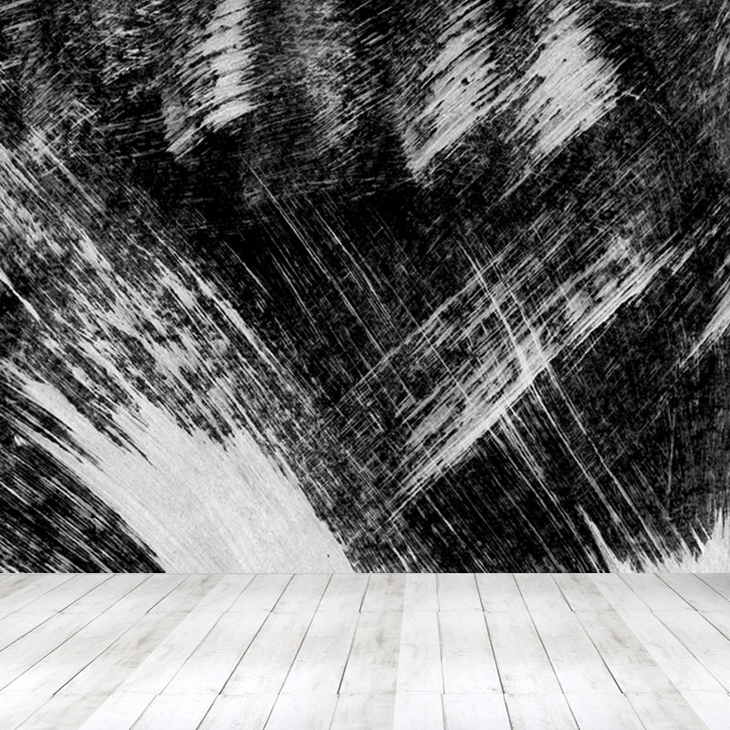 Stain-Proofing Brush Print Mural Decal Modern Non-Woven Material Wall Decor, Custom Clearhalo 'Wall Decor' 'Wall Mural' 1863377