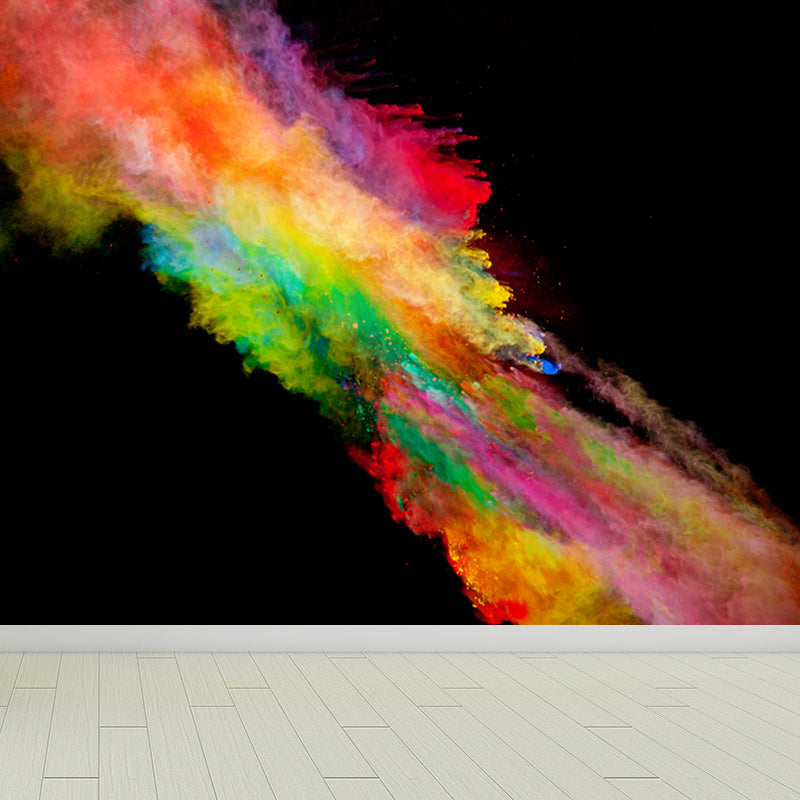 Big Particles Wall Covering Mural Colorful Non-Woven Wall Art for Decor, Custom Made Clearhalo 'Wall Decor' 'Wall Mural' 1863387