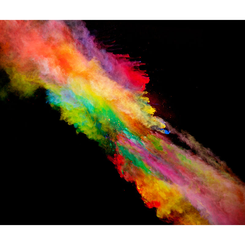 Big Particles Wall Covering Mural Colorful Non-Woven Wall Art for Decor, Custom Made Clearhalo 'Wall Decor' 'Wall Mural' 1863389