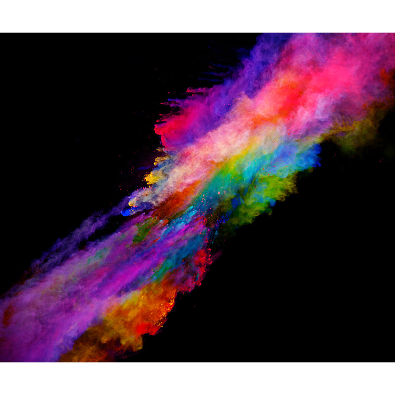 Big Particles Wall Covering Mural Colorful Non-Woven Wall Art for Decor, Custom Made Clearhalo 'Wall Decor' 'Wall Mural' 1863404