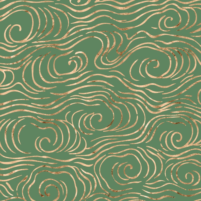 Fashion Moire Pattern Mural Wallpaper Sitting Room Sky View Wall Decor, Custom Printed Clearhalo 'Wall Decor' 'Wall Mural' 1863419