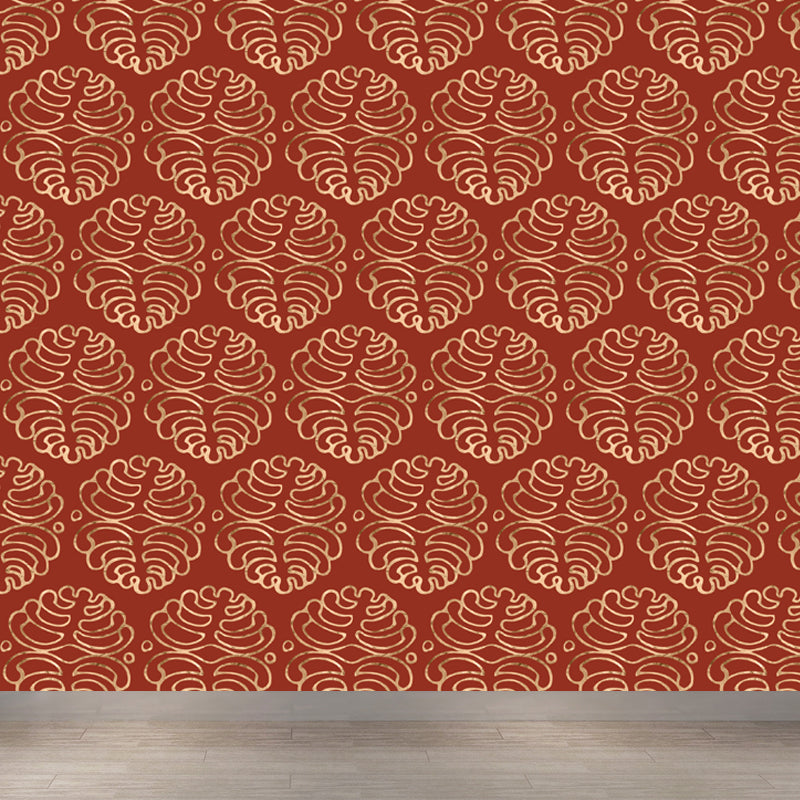 Fashion Moire Pattern Mural Wallpaper Sitting Room Sky View Wall Decor, Custom Printed Clearhalo 'Wall Decor' 'Wall Mural' 1863428