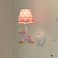 Child Bedroom Horse Wall Sconce Resin One Bulb Modern Stylish Sconce Light Pink Clearhalo 'Wall Lamps & Sconces' 'Wall Lights' Lighting' 186348