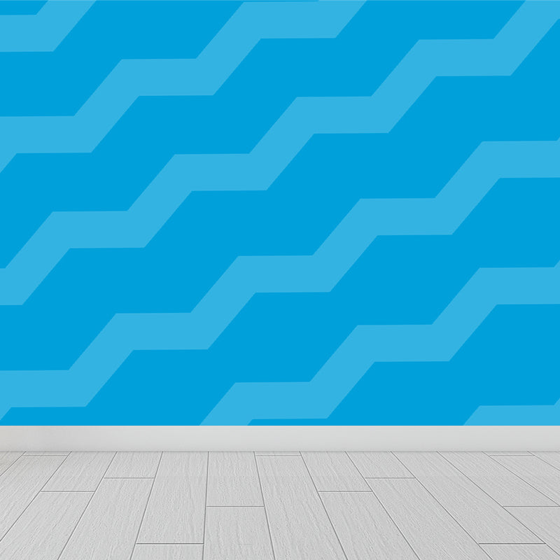 Whole Geometric Wall Covering Mural Dark Color Non-Woven Wall Art for Decor, Custom Sizes Clearhalo 'Wall Decor' 'Wall Mural' 1863492