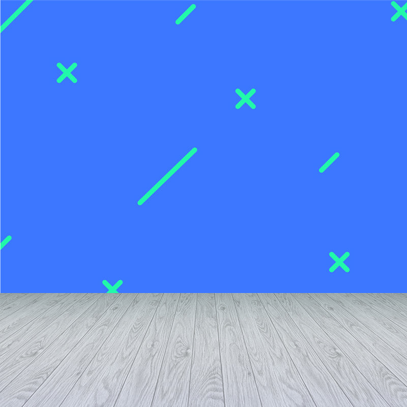 Whole Geometric Wall Covering Mural Dark Color Non-Woven Wall Art for Decor, Custom Sizes Clearhalo 'Wall Decor' 'Wall Mural' 1863503