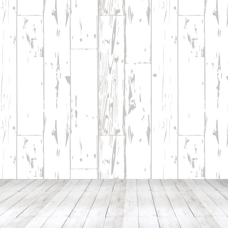 Non-Woven Decorative Wall Mural Industrial Various Textured Pattern Wall Covering White Clearhalo 'Wall Decor' 'Wall Mural' 1863511