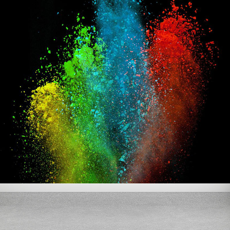 Photography Dust Mural Wallpaper for House Interior, Dark Color, Custom Size Available Clearhalo 'Wall Decor' 'Wall Mural' 1863593