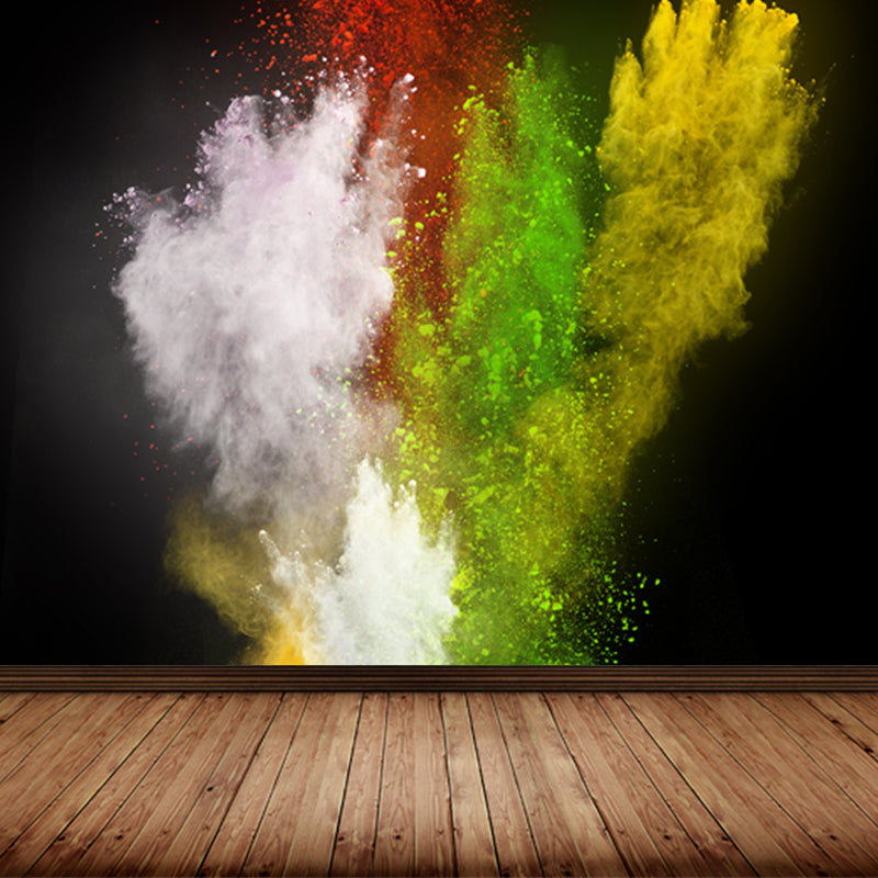 Photography Dust Mural Wallpaper for House Interior, Dark Color, Custom Size Available Clearhalo 'Wall Decor' 'Wall Mural' 1863603