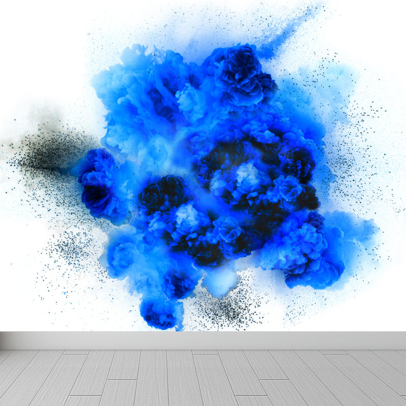 Huge Bursting Rainbow Wallpaper Mural Stain-Proof Modern Sitting Room Wall Decor Clearhalo 'Wall Decor' 'Wall Mural' 1863622