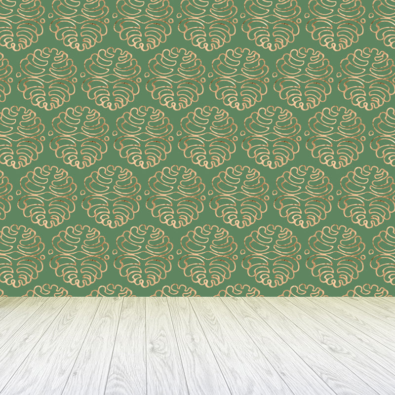 Soft Color Moire Pattern Mural Wallpaper Stain-Proofing Modern Bathroom Wall Covering Clearhalo 'Wall Decor' 'Wall Mural' 1863652