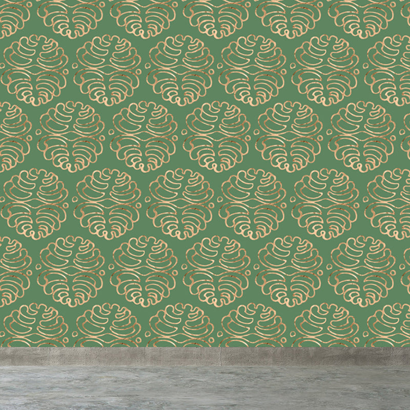 Soft Color Moire Pattern Mural Wallpaper Stain-Proofing Modern Bathroom Wall Covering Clearhalo 'Wall Decor' 'Wall Mural' 1863653