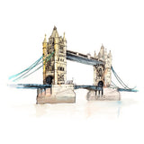 Illustration Grand Building Wall Mural Great Wall Decor for Guest Room, Customised Clearhalo 'Wall Decor' 'Wall Mural' 1863684