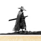 Non-Woven Ornamental Wall Mural Modern Swordsman Pattern Wall Covering for Rest Room Clearhalo 'Wall Decor' 'Wall Mural' 1863738