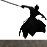 Non-Woven Ornamental Wall Mural Modern Swordsman Pattern Wall Covering for Rest Room Clearhalo 'Wall Decor' 'Wall Mural' 1863753