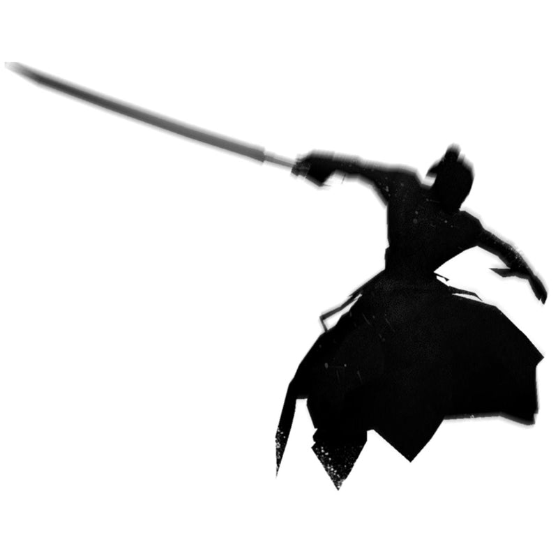 Non-Woven Ornamental Wall Mural Modern Swordsman Pattern Wall Covering for Rest Room Clearhalo 'Wall Decor' 'Wall Mural' 1863754