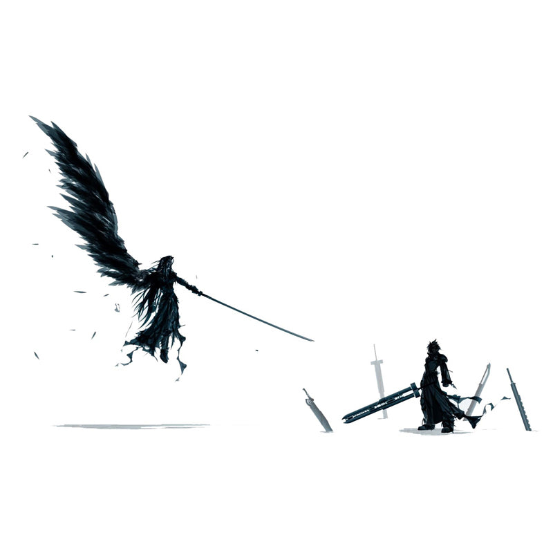 Non-Woven Ornamental Wall Mural Modern Swordsman Pattern Wall Covering for Rest Room Clearhalo 'Wall Decor' 'Wall Mural' 1863759