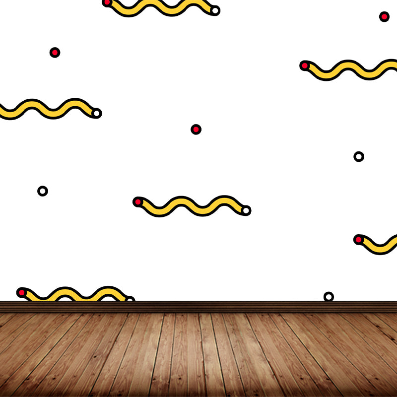 Full Size Modern Wall Mural Light Color Geometric Wall Decor for Baby Room, Made to Measure Clearhalo 'Wall Decor' 'Wall Mural' 1863838