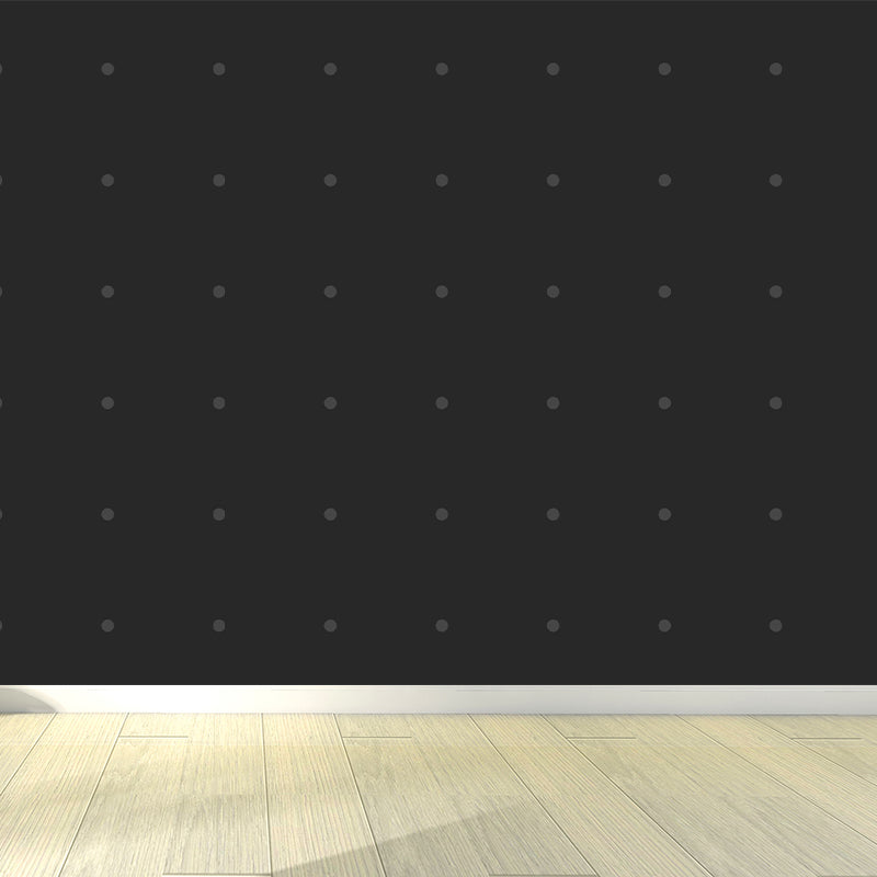 Full Size Modern Wall Mural Light Color Geometric Wall Decor for Baby Room, Made to Measure Black Clearhalo 'Wall Decor' 'Wall Mural' 1863851