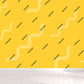 Full Size Modern Wall Mural Light Color Geometric Wall Decor for Baby Room, Made to Measure Yellow Clearhalo 'Wall Decor' 'Wall Mural' 1863856