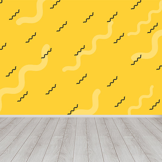 Full Size Modern Wall Mural Light Color Geometric Wall Decor for Baby Room, Made to Measure Clearhalo 'Wall Decor' 'Wall Mural' 1863857