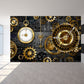 Industrial Metal Look Wallpaper Mural Non-Woven Waterproof Dark Color Wall Art for Room Clearhalo 'Wall Decor' 'Wall Mural' 1863863