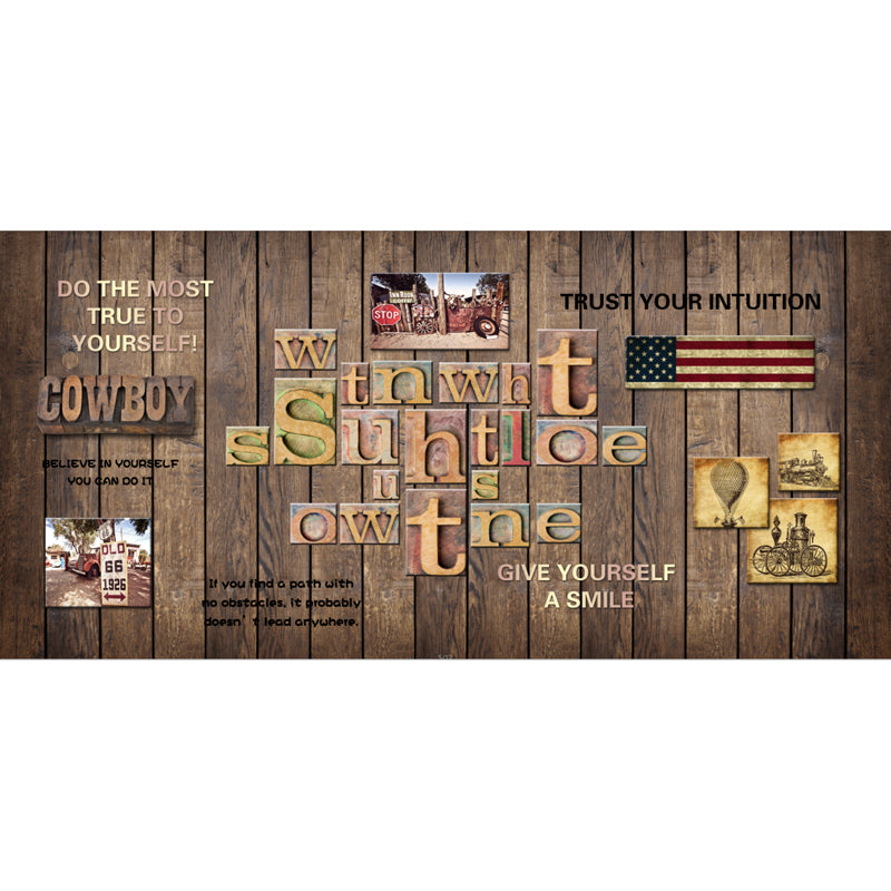 Industrial Metal Look Wallpaper Mural Non-Woven Waterproof Dark Color Wall Art for Room Clearhalo 'Wall Decor' 'Wall Mural' 1863869