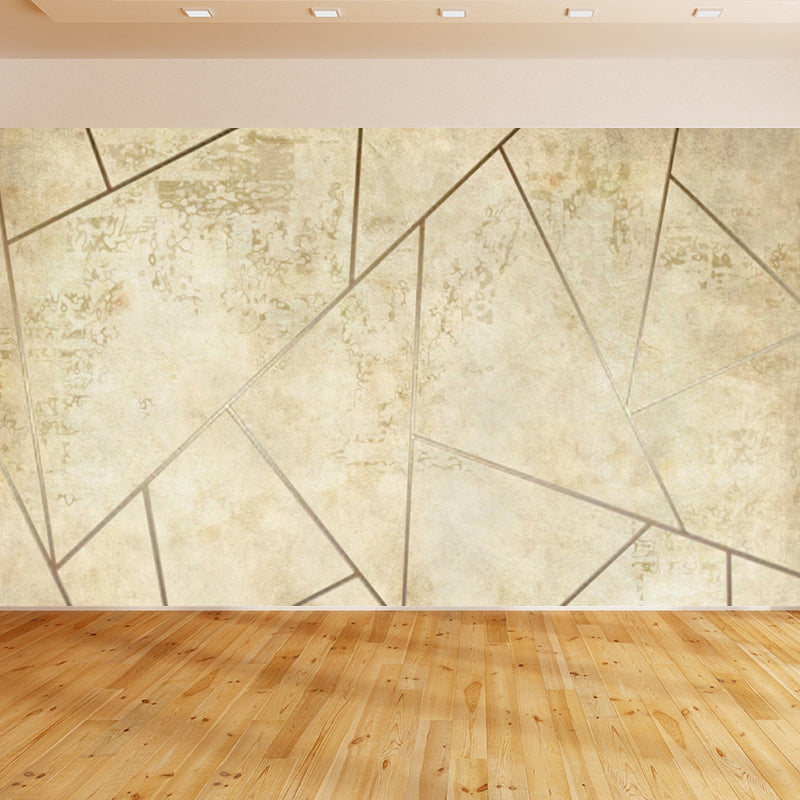 Industrial Metal Look Wallpaper Mural Non-Woven Waterproof Dark Color Wall Art for Room Clearhalo 'Wall Decor' 'Wall Mural' 1863873