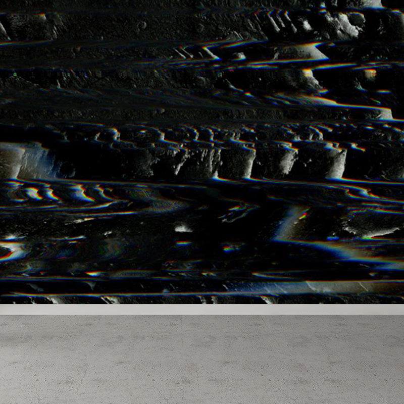 Illustration Style Abstract Mural Decal Giant Wall Decor for Dining Room, Personalize Clearhalo 'Wall Decor' 'Wall Mural' 1863893