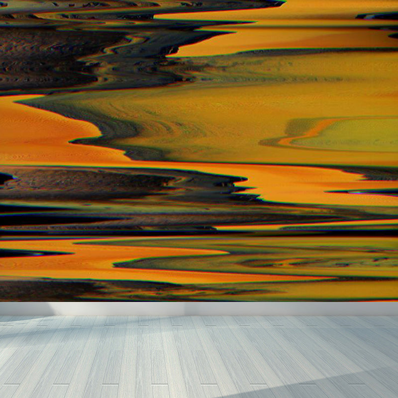 Illustration Style Abstract Mural Decal Giant Wall Decor for Dining Room, Personalize Clearhalo 'Wall Decor' 'Wall Mural' 1863898