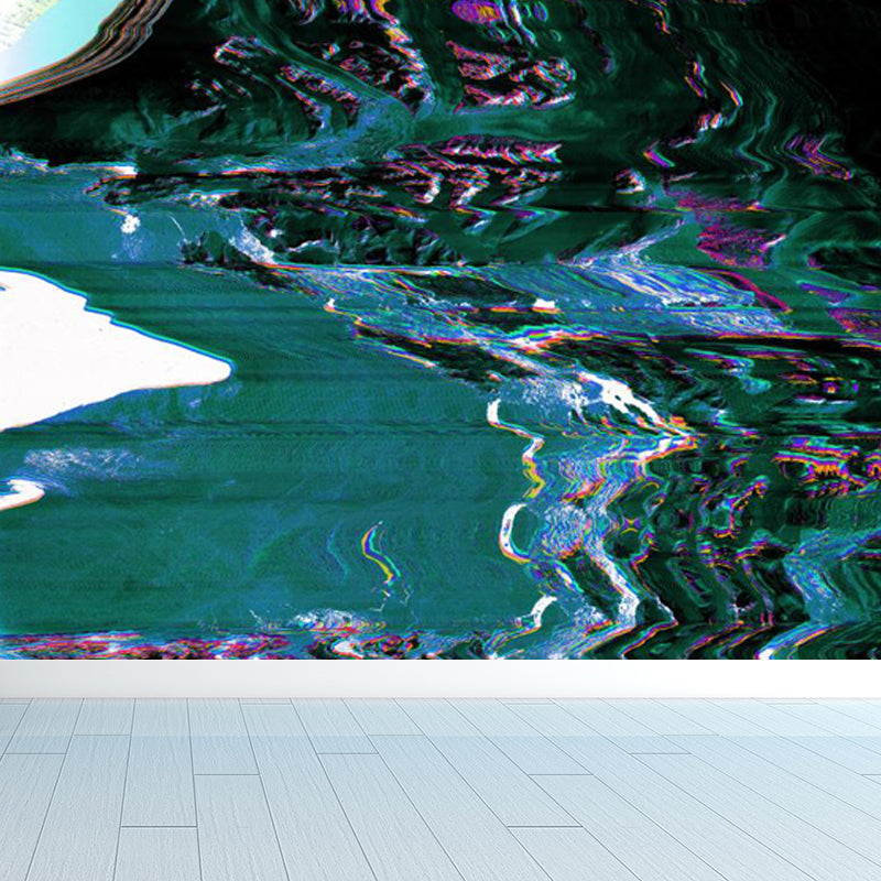 Illustration Style Abstract Mural Decal Giant Wall Decor for Dining Room, Personalize Clearhalo 'Wall Decor' 'Wall Mural' 1863903