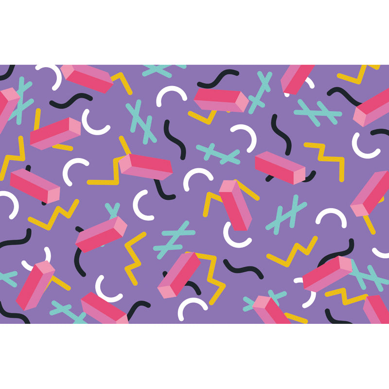 Bright Geometric Wall Mural Decal Moisture Resistant Modern Bedroom Wall Covering Clearhalo 'Wall Decor' 'Wall Mural' 1863999