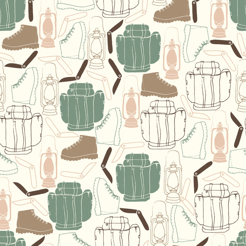 Pastel Weather Print Wall Mural Stain Resistant Modern Living Room Wall Covering Clearhalo 'Wall Decor' 'Wall Mural' 1864024