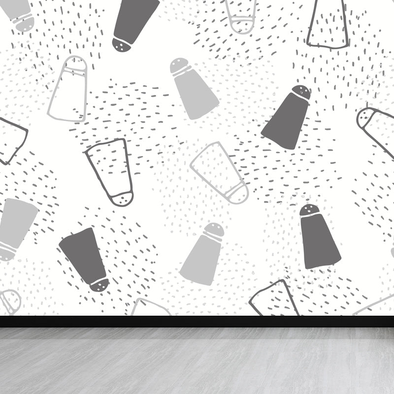 Pastel Weather Print Wall Mural Stain Resistant Modern Living Room Wall Covering White Clearhalo 'Wall Decor' 'Wall Mural' 1864026