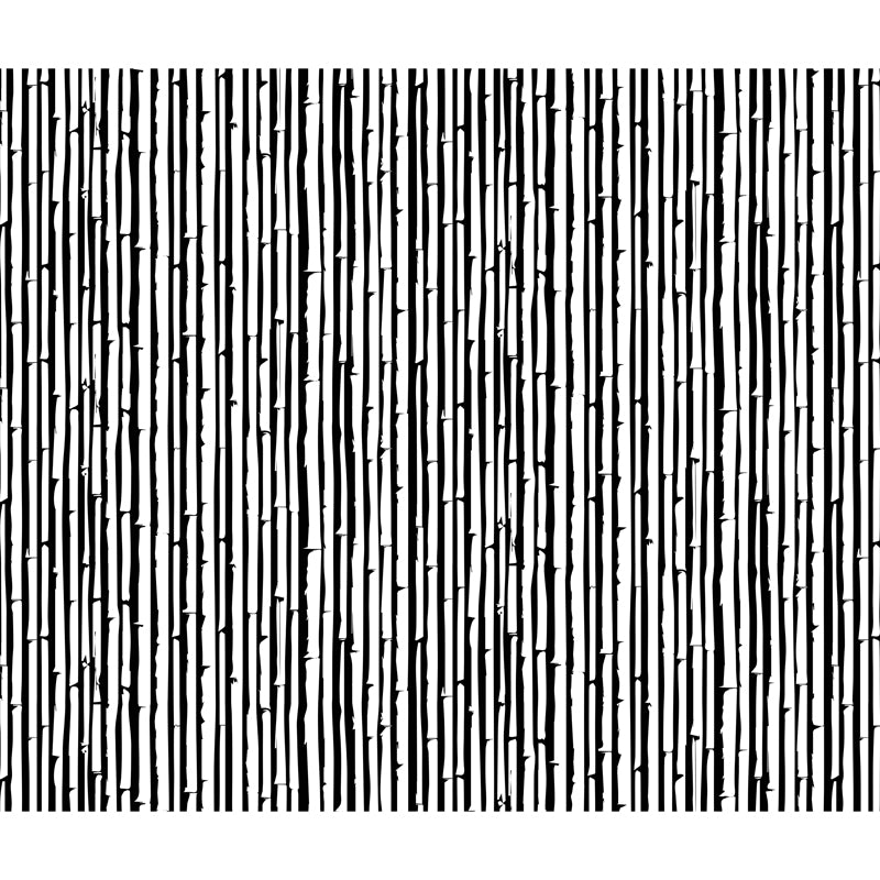 Stain-Proof Bamboo Wall Mural Non-Woven Textured Botany Wall Decor for Guest Room Clearhalo 'Wall Decor' 'Wall Mural' 1864089