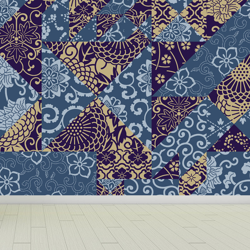 House Decor Paisley Print Mural Decal Customized Modern Wall Covering for Living Room Clearhalo 'Wall Decor' 'Wall Mural' 1864293