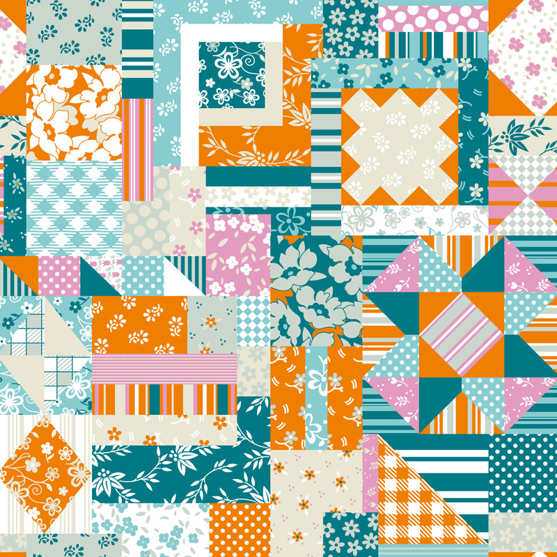 House Decor Paisley Print Mural Decal Customized Modern Wall Covering for Living Room Clearhalo 'Wall Decor' 'Wall Mural' 1864304