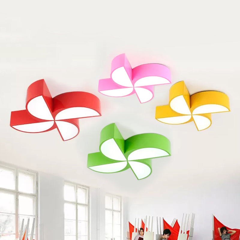 Toy Windmill Flush Ceiling Light Modern Stylish Acrylic Ceiling Lamp for Game Room Hallway Clearhalo 'Ceiling Lights' 'Close To Ceiling Lights' 'Close to ceiling' 'Flush mount' Lighting' 186432