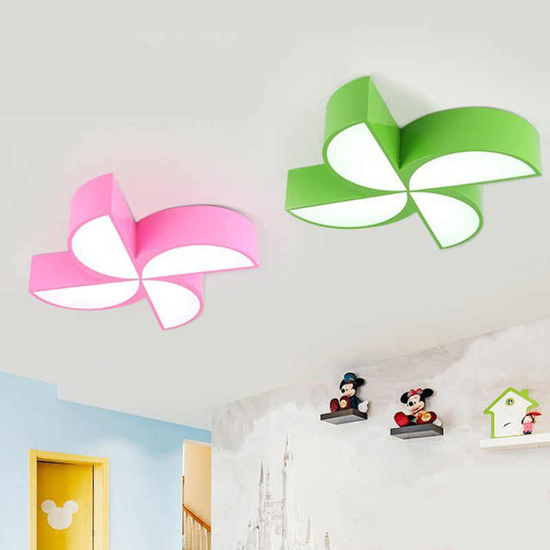 Toy Windmill Flush Ceiling Light Modern Stylish Acrylic Ceiling Lamp for Game Room Hallway Clearhalo 'Ceiling Lights' 'Close To Ceiling Lights' 'Close to ceiling' 'Flush mount' Lighting' 186433