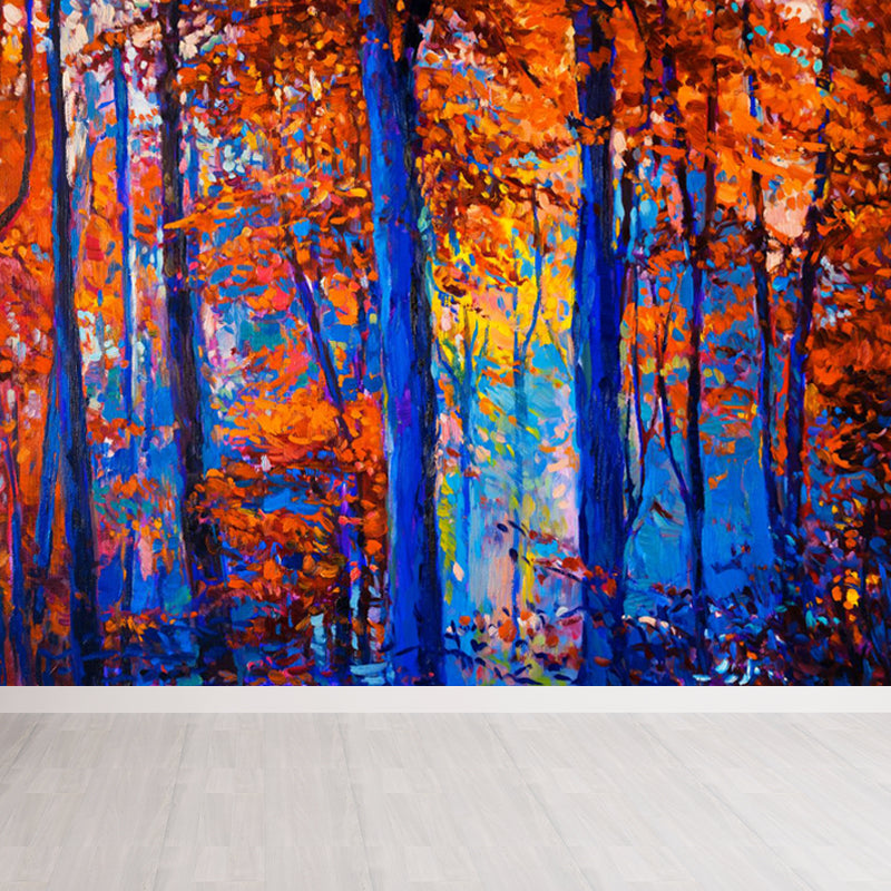 Magical Paint from Life Mural Wallpaper Pastel Color Classic Wall Covering for Bedroom Clearhalo 'Wall Decor' 'Wall Mural' 1864347