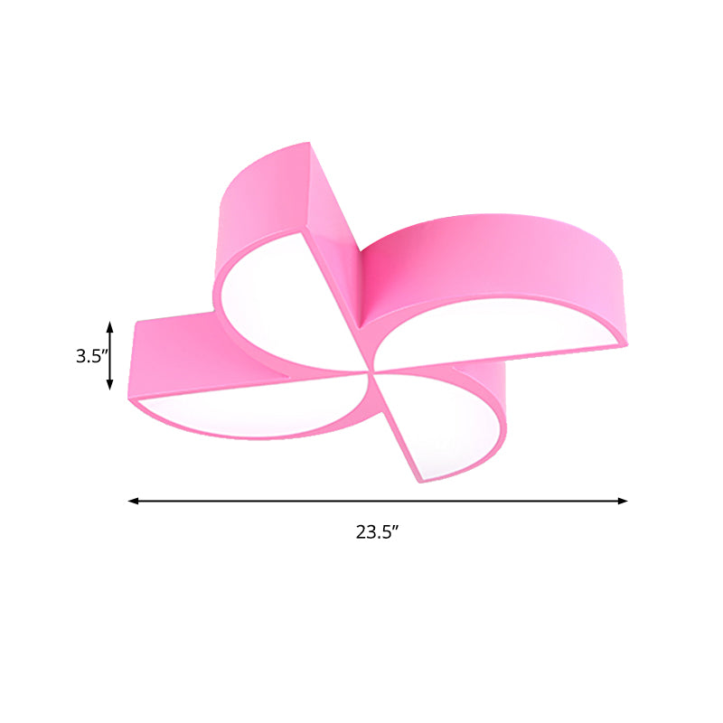 Toy Windmill Flush Ceiling Light Modern Stylish Acrylic Ceiling Lamp for Game Room Hallway Clearhalo 'Ceiling Lights' 'Close To Ceiling Lights' 'Close to ceiling' 'Flush mount' Lighting' 186436