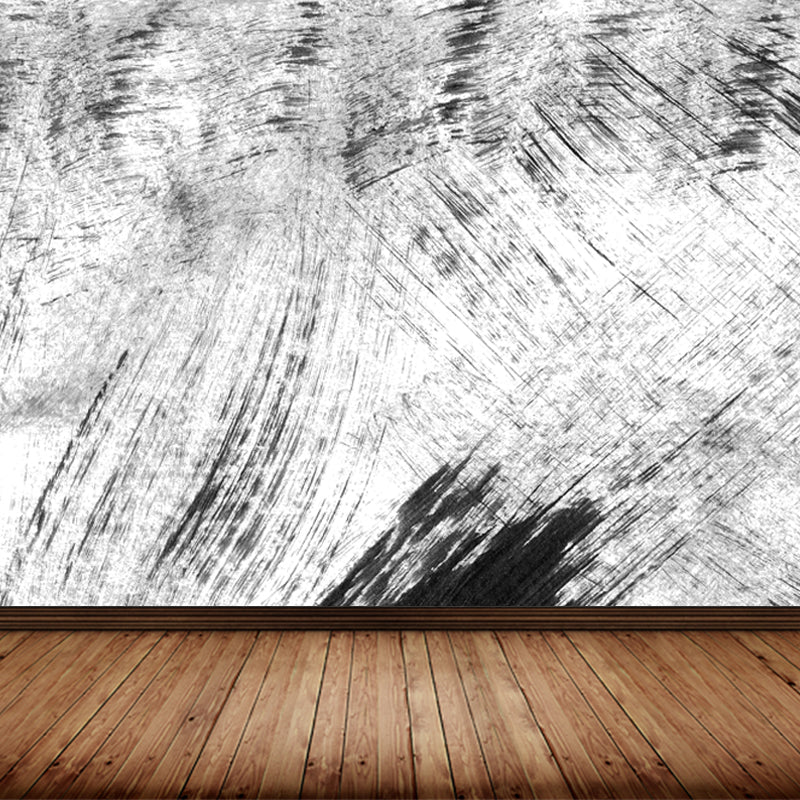 Non-Woven Decorative Wall Mural Modern Brush Stroke Pattern Wall Covering for Living Room Clearhalo 'Wall Decor' 'Wall Mural' 1864428