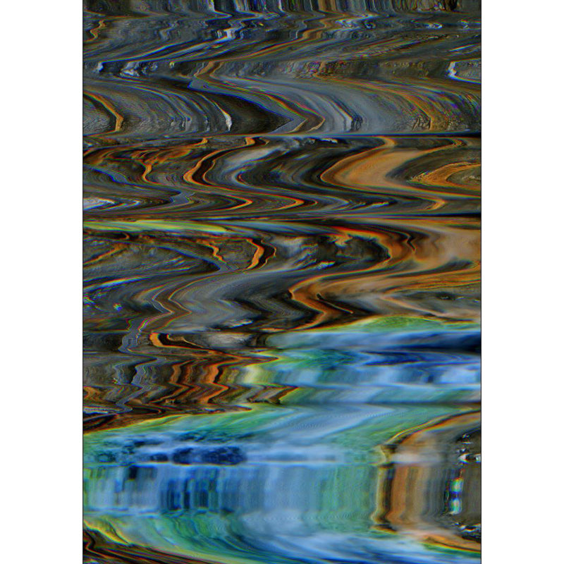 Pastel Color Abstract Mural Wallpaper Illustration Contemporary Stain-Proof Wall Art Clearhalo 'Wall Decor' 'Wall Mural' 1864474